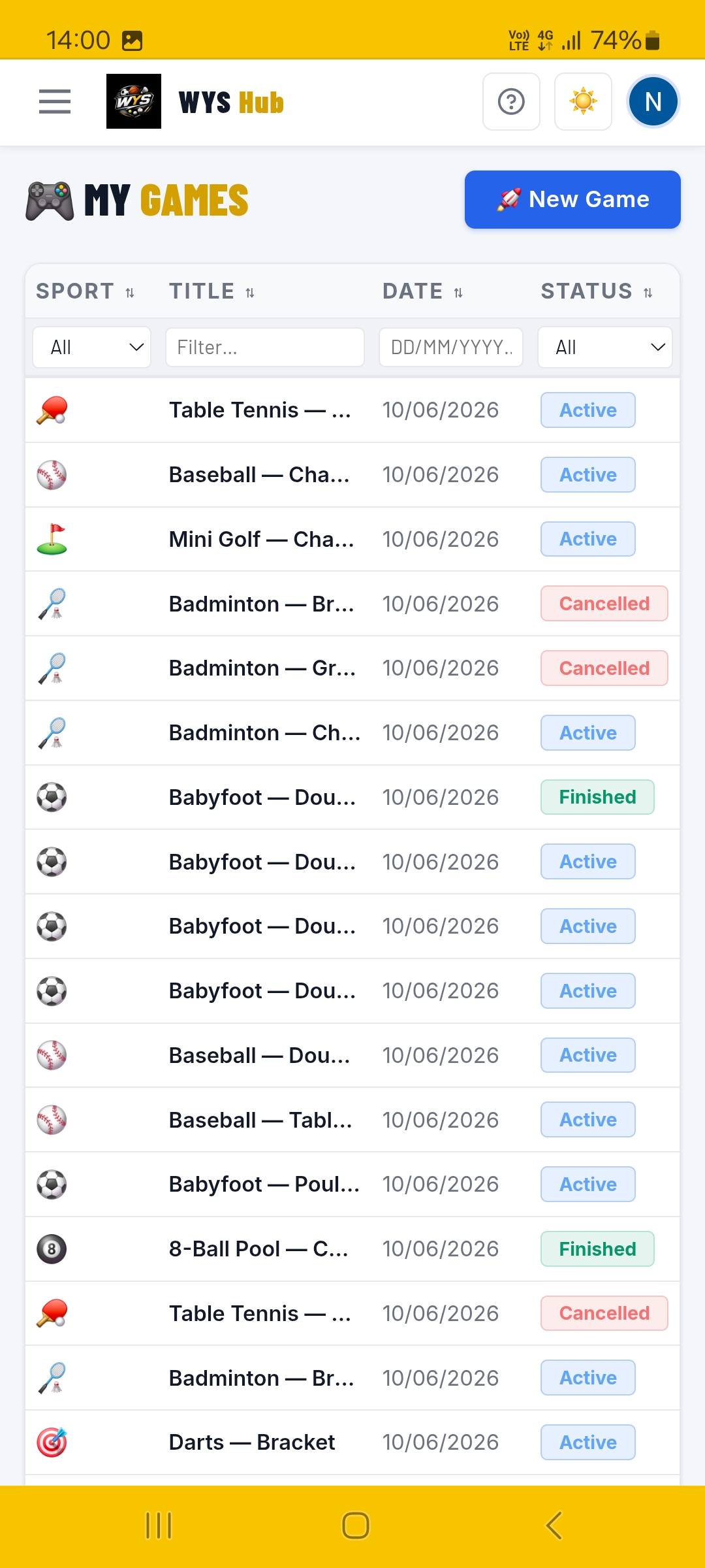 My games